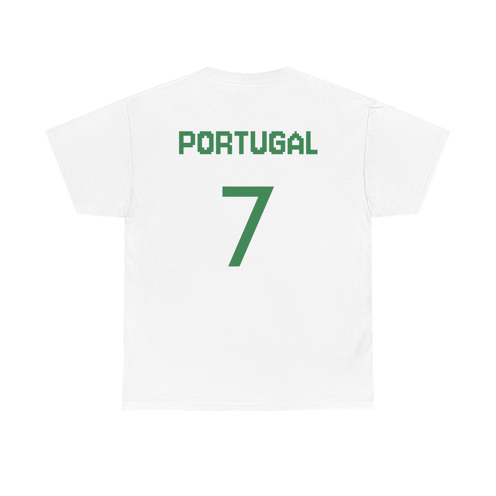 CR7 Portugal Soccer Tee — Cristiano Ronaldo Goat Graphic Jersey Shirt