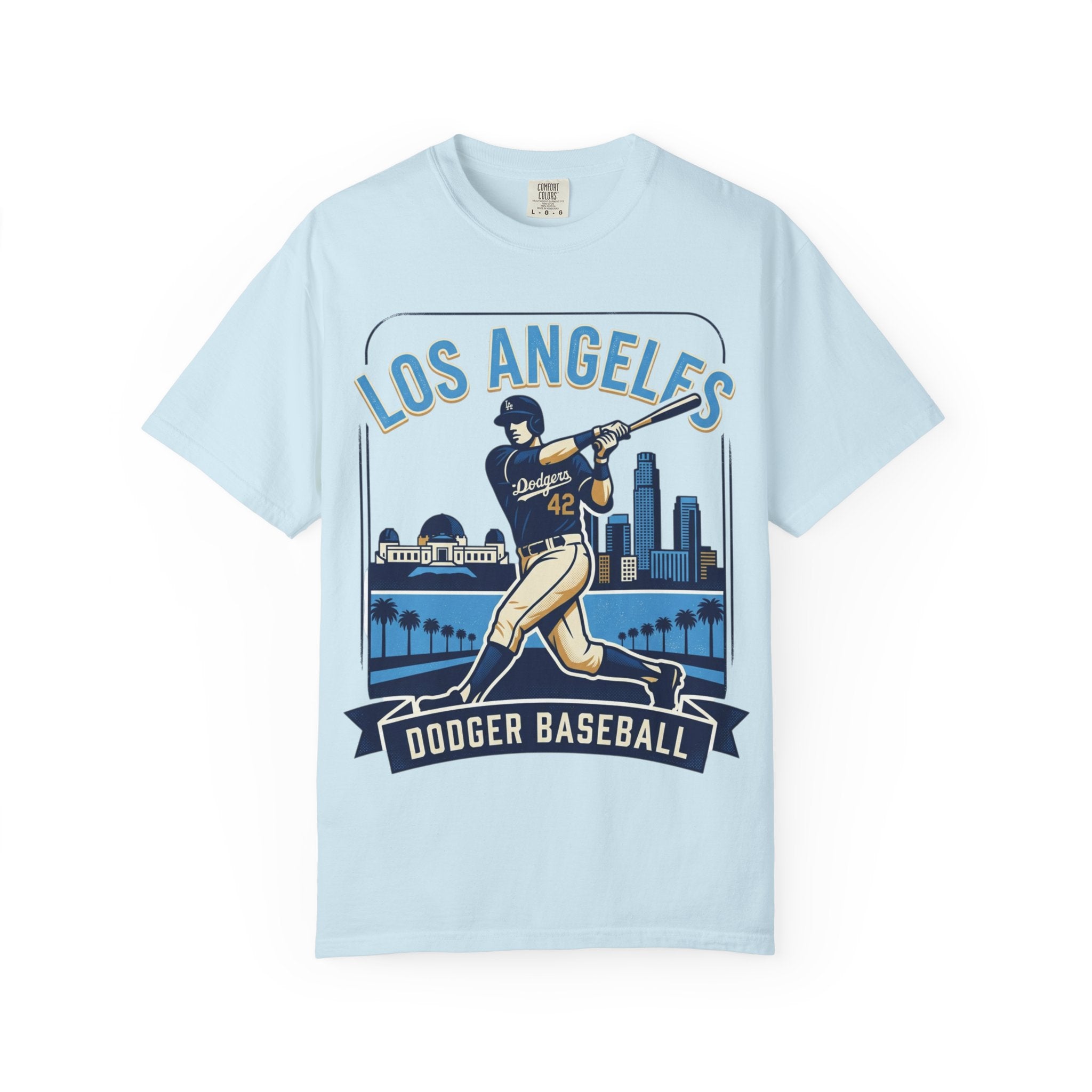 Los Angeles Dodger Baseball Player Graphic T-Shirt