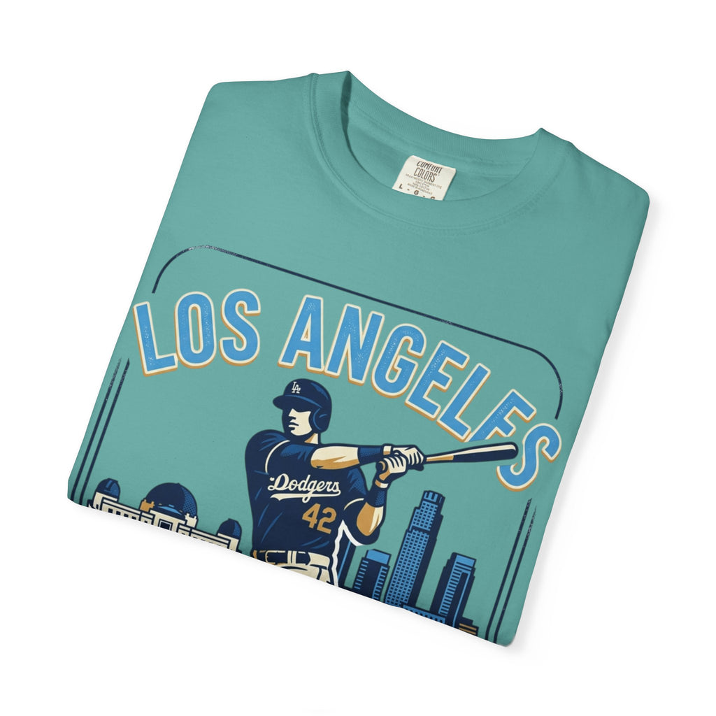Los Angeles Dodger Baseball Player Graphic T-Shirt