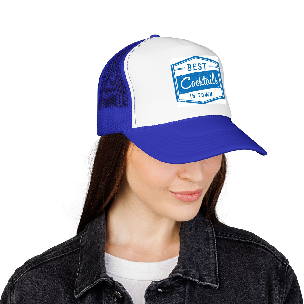 Best Cocktails Trucker Hat — 'Best Cocktails in Town' Foam Mesh Cap