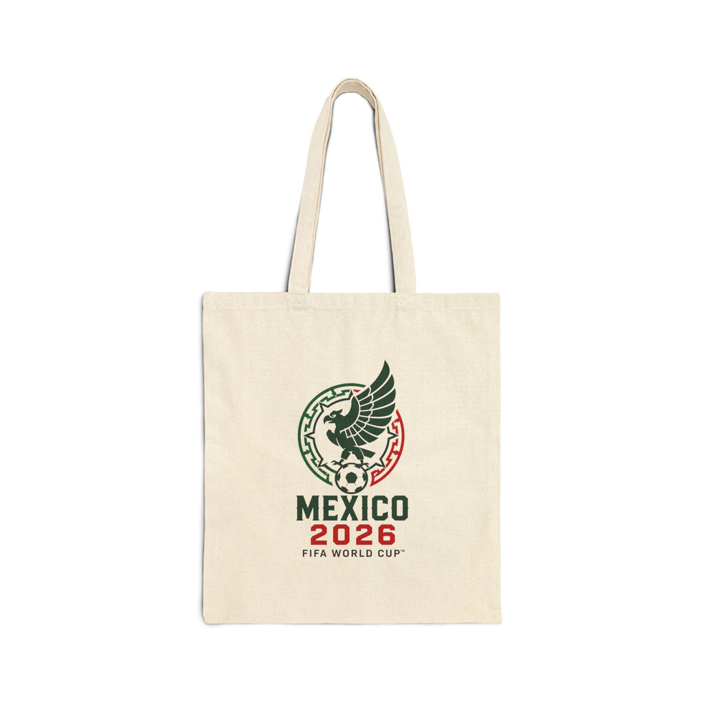 Cotton Canvas Tote Bag MEX Soccer