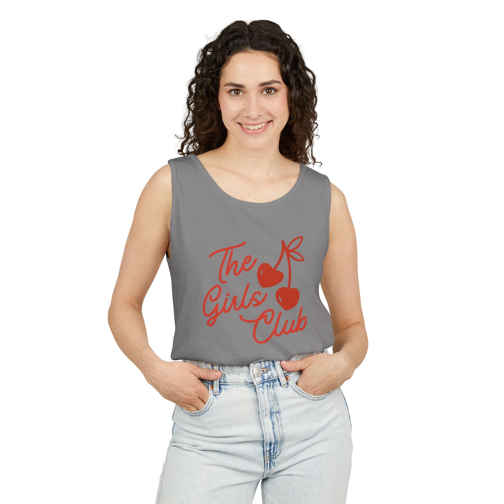 Women’s Cherries Garment-Dyed Tank Top