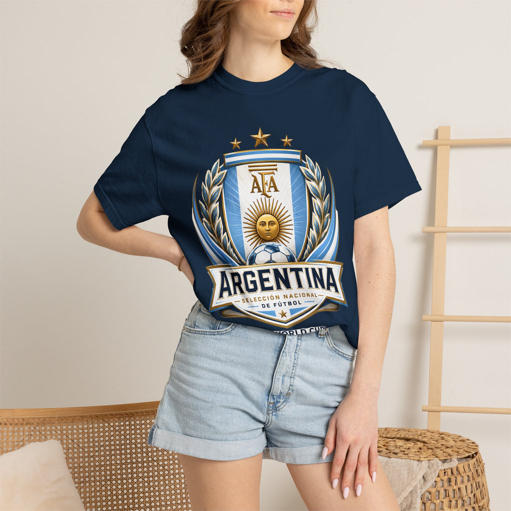 Unisex Argentina Futbol Garment-Dyed T-shirt