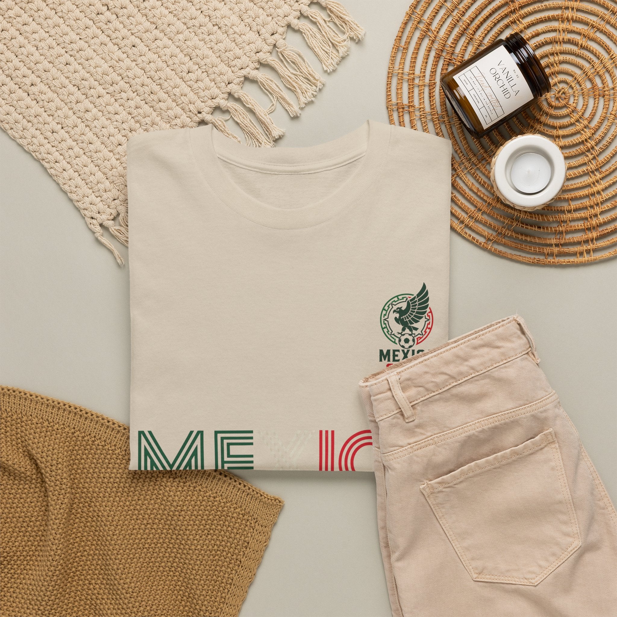 Unisex Heavy Cotton Tee Mexico Y  Si Si