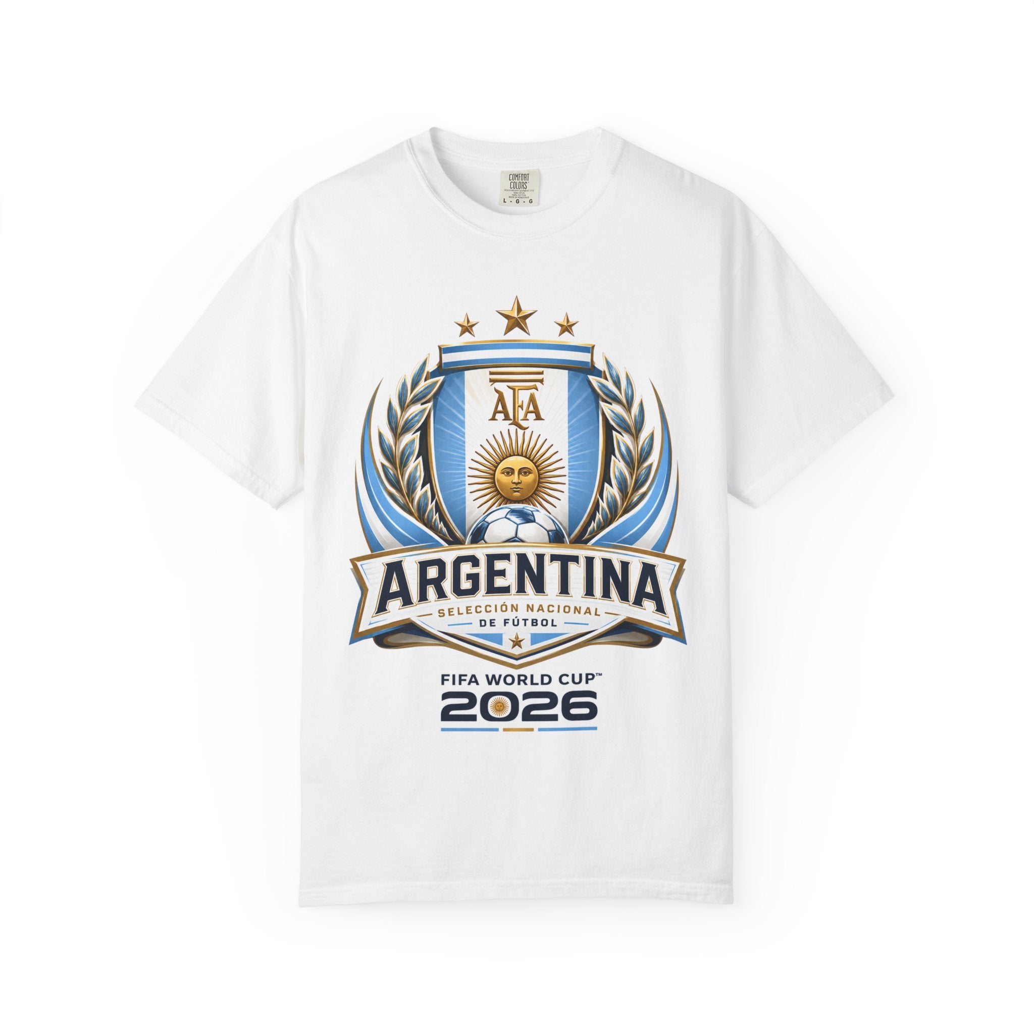 Unisex Argentina Futbol Garment-Dyed T-shirt