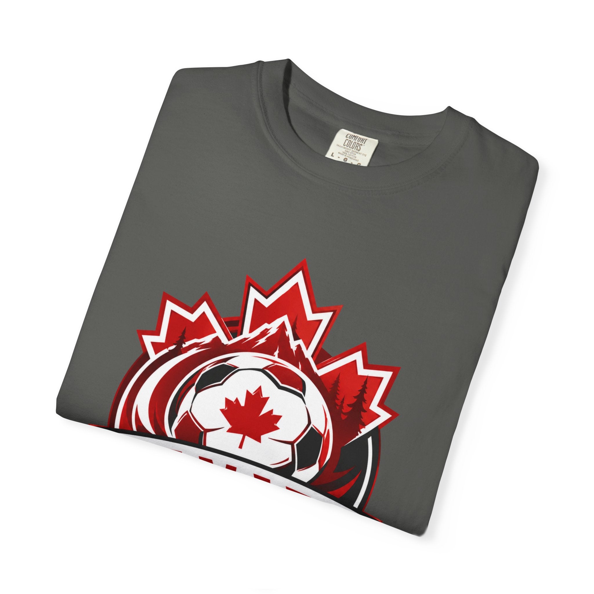 Unisex Canada National Soccer Garment-Dyed T-shirt