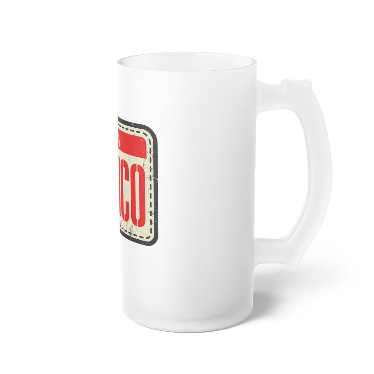 Frosted Glass Beer Mug