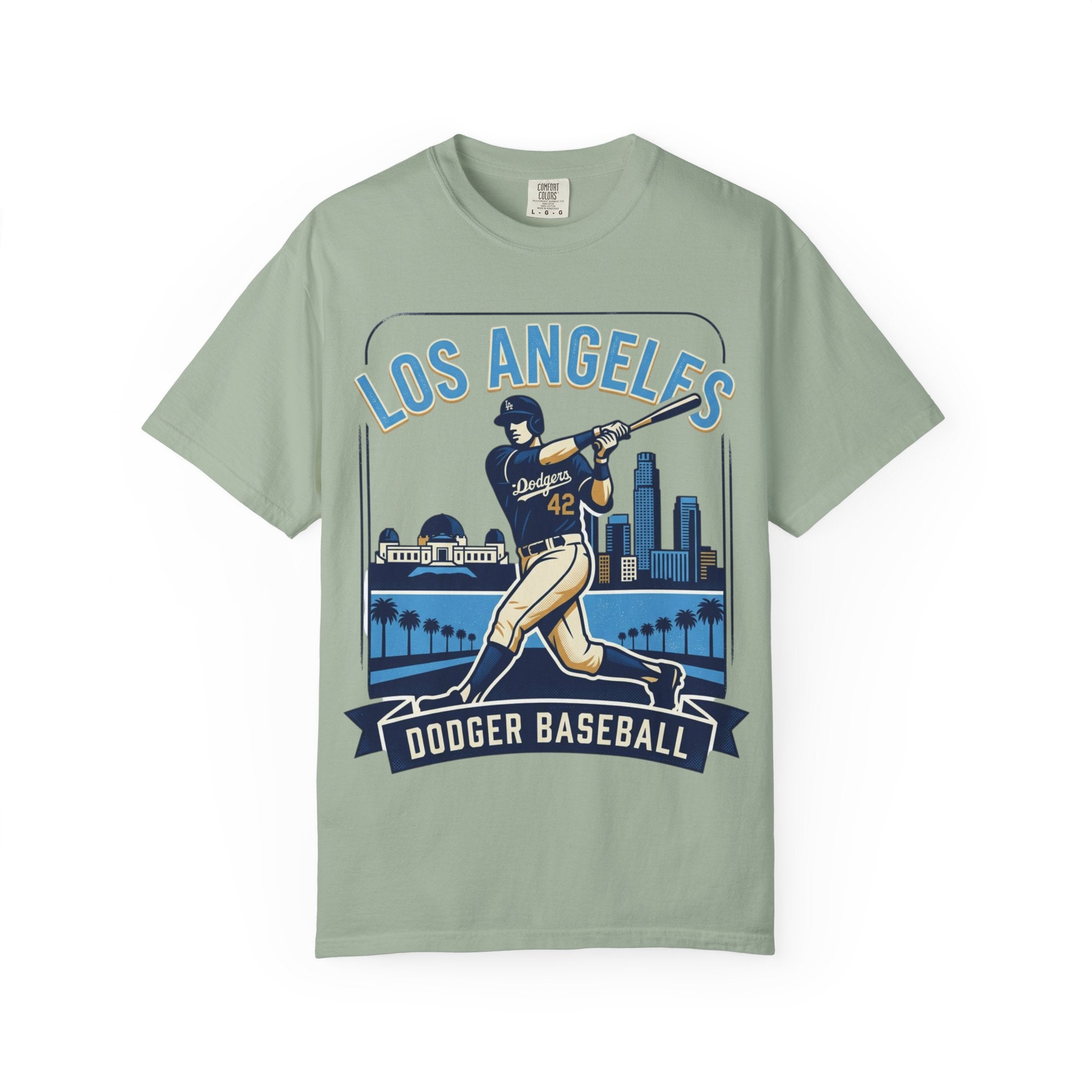 Los Angeles Dodger Baseball Player Graphic T-Shirt