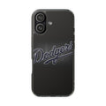 Clear Impact-Resistant Cases Blk Dodgers