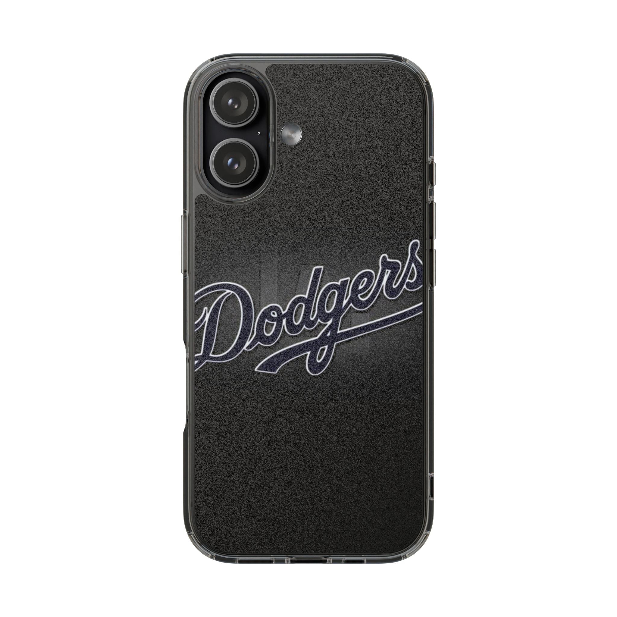 Clear Impact-Resistant Cases Blk Dodgers