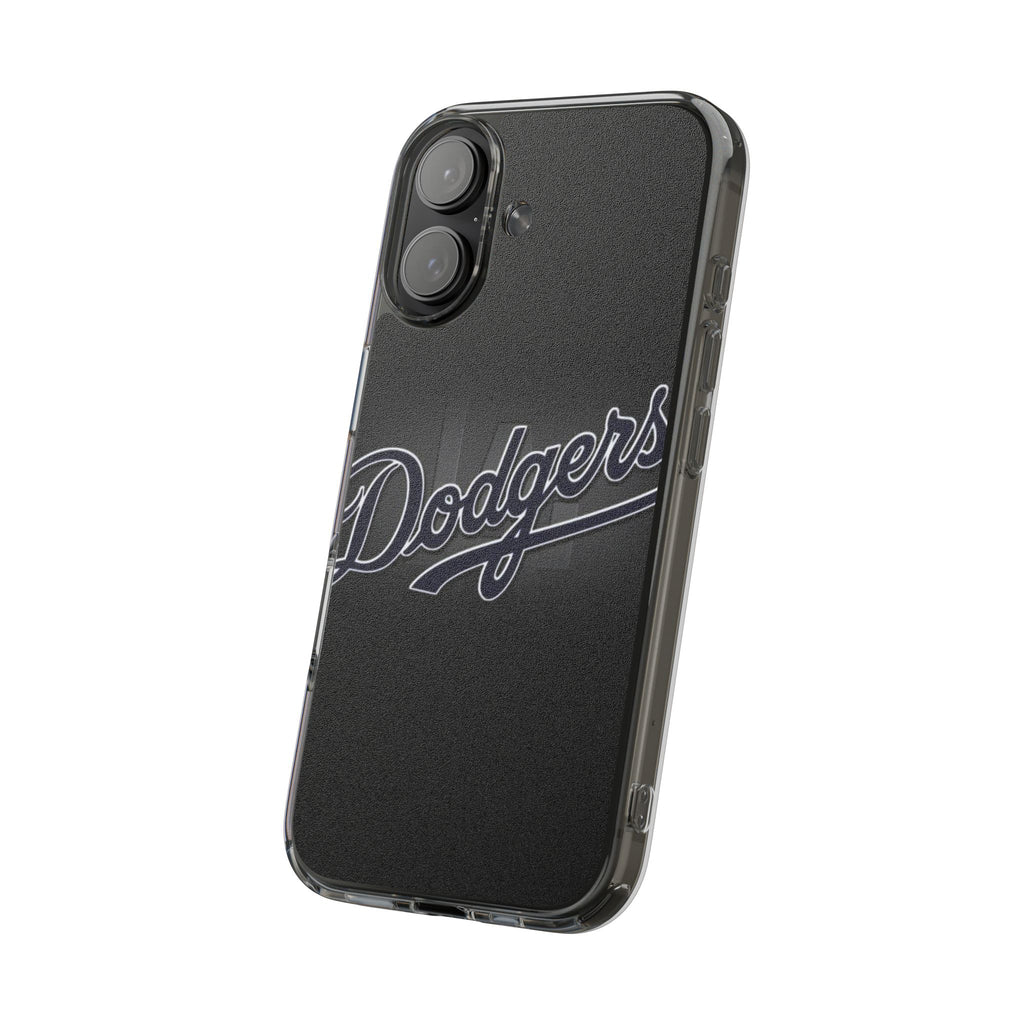 Clear Impact-Resistant Cases Blk Dodgers