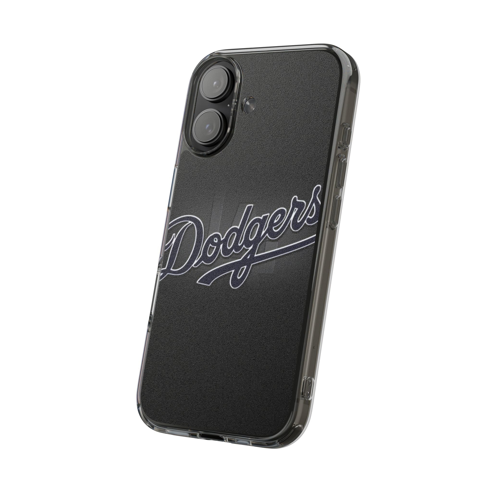 Clear Impact-Resistant Cases Blk Dodgers