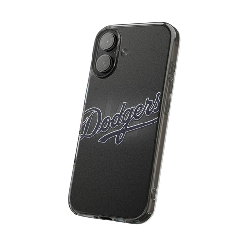 Clear Impact-Resistant Cases Blk Dodgers