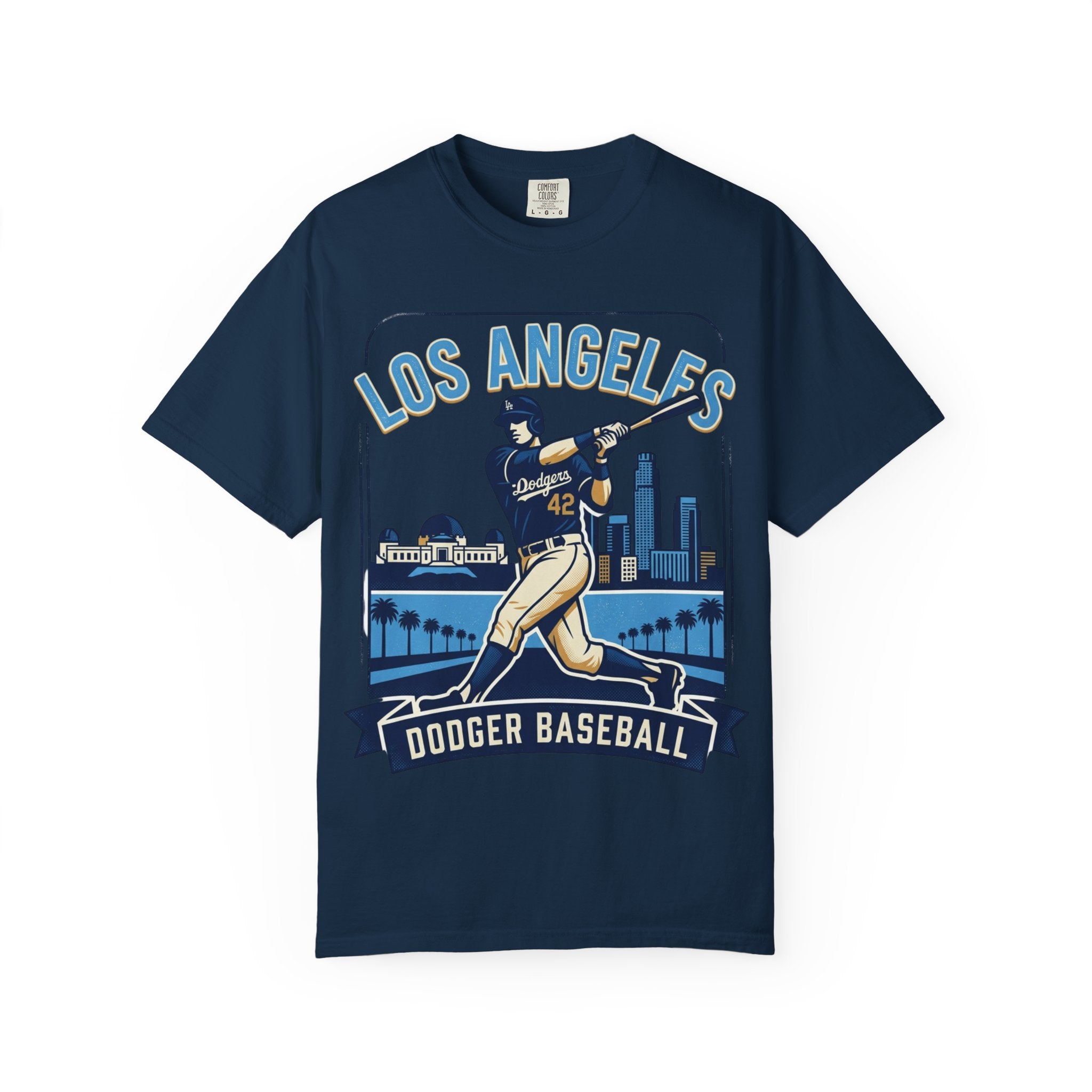 Los Angeles Dodger Baseball Player Graphic T-Shirt