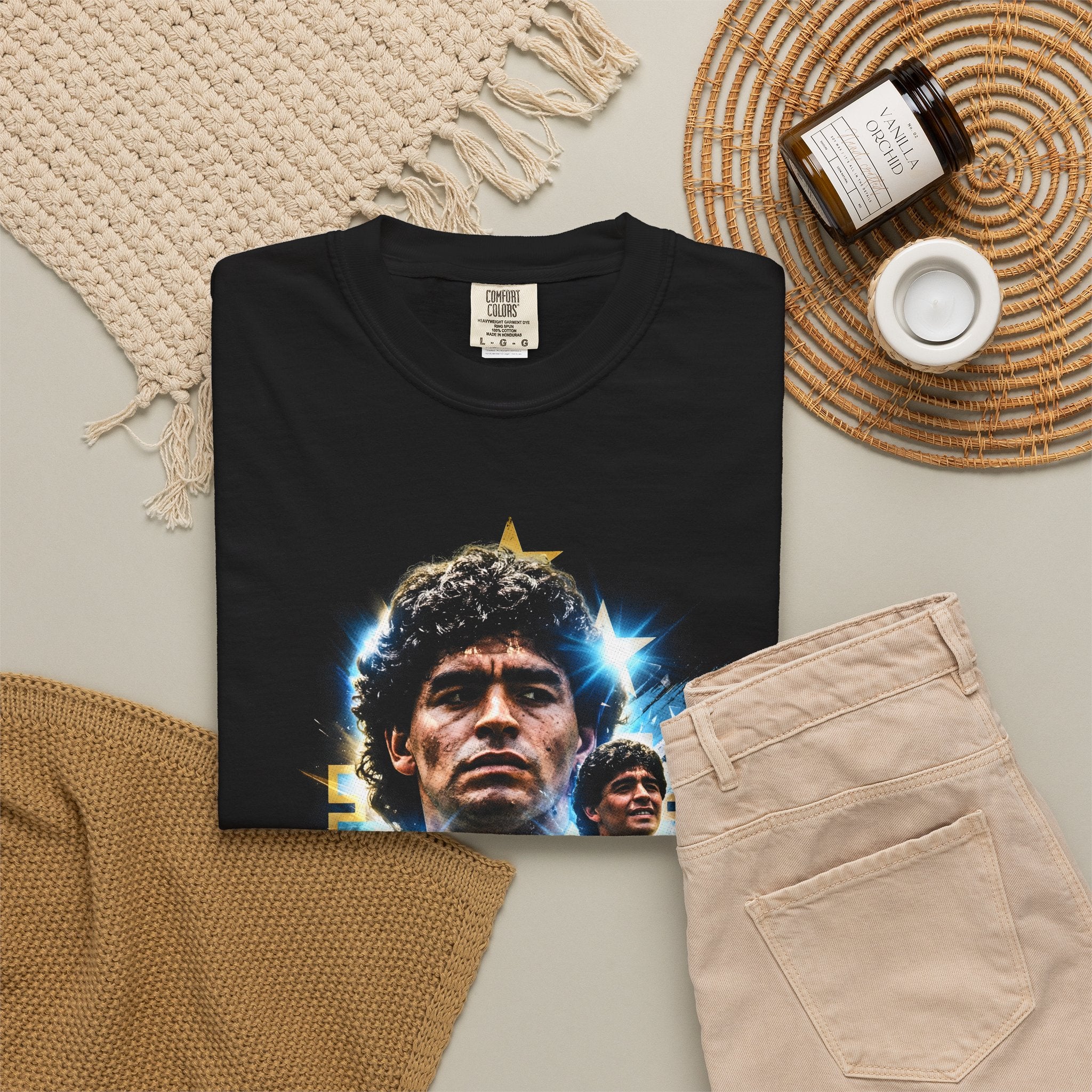 Unisex Garment-Dyed T-shirt Diego Maradona