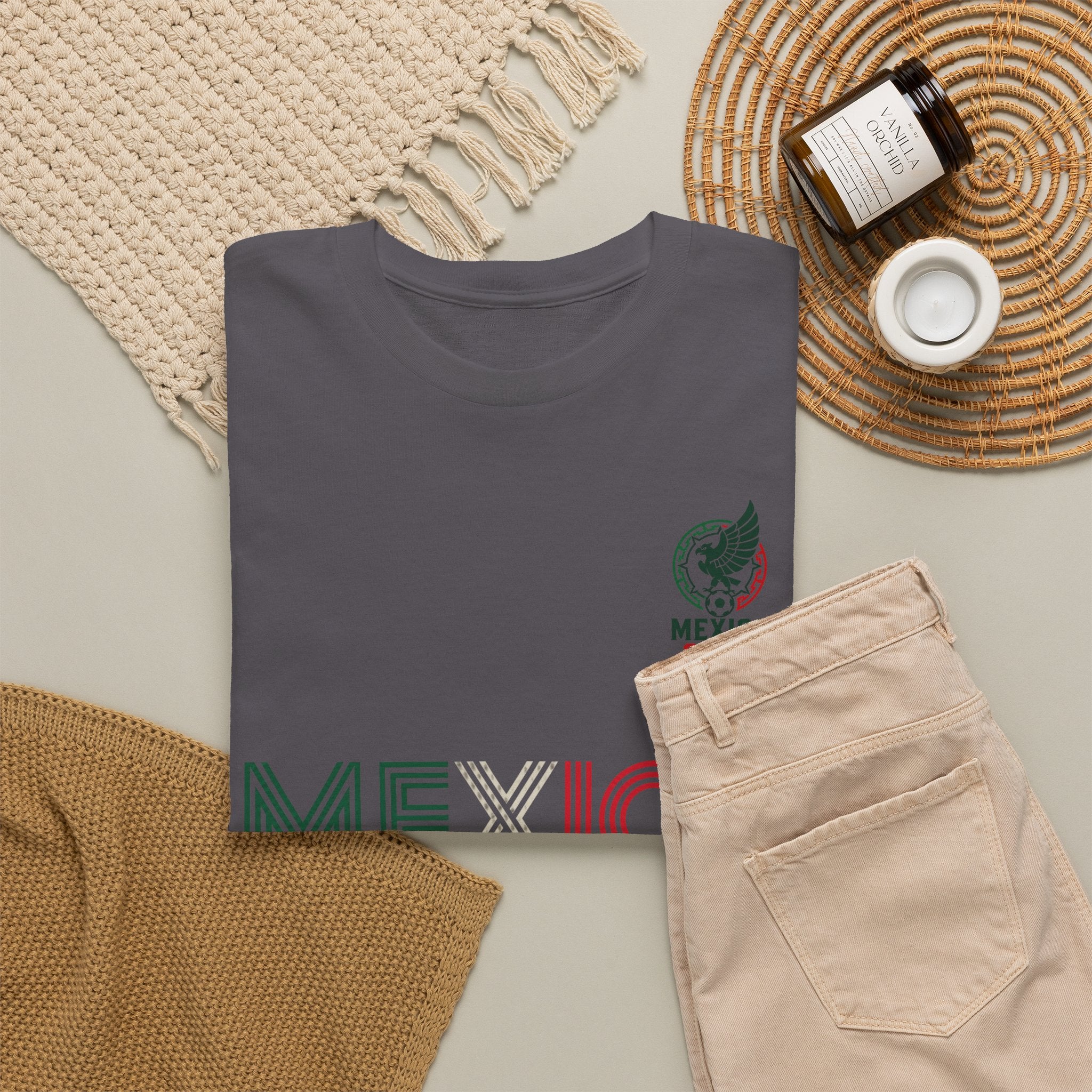Unisex Heavy Cotton Tee Mexico Y  Si Si