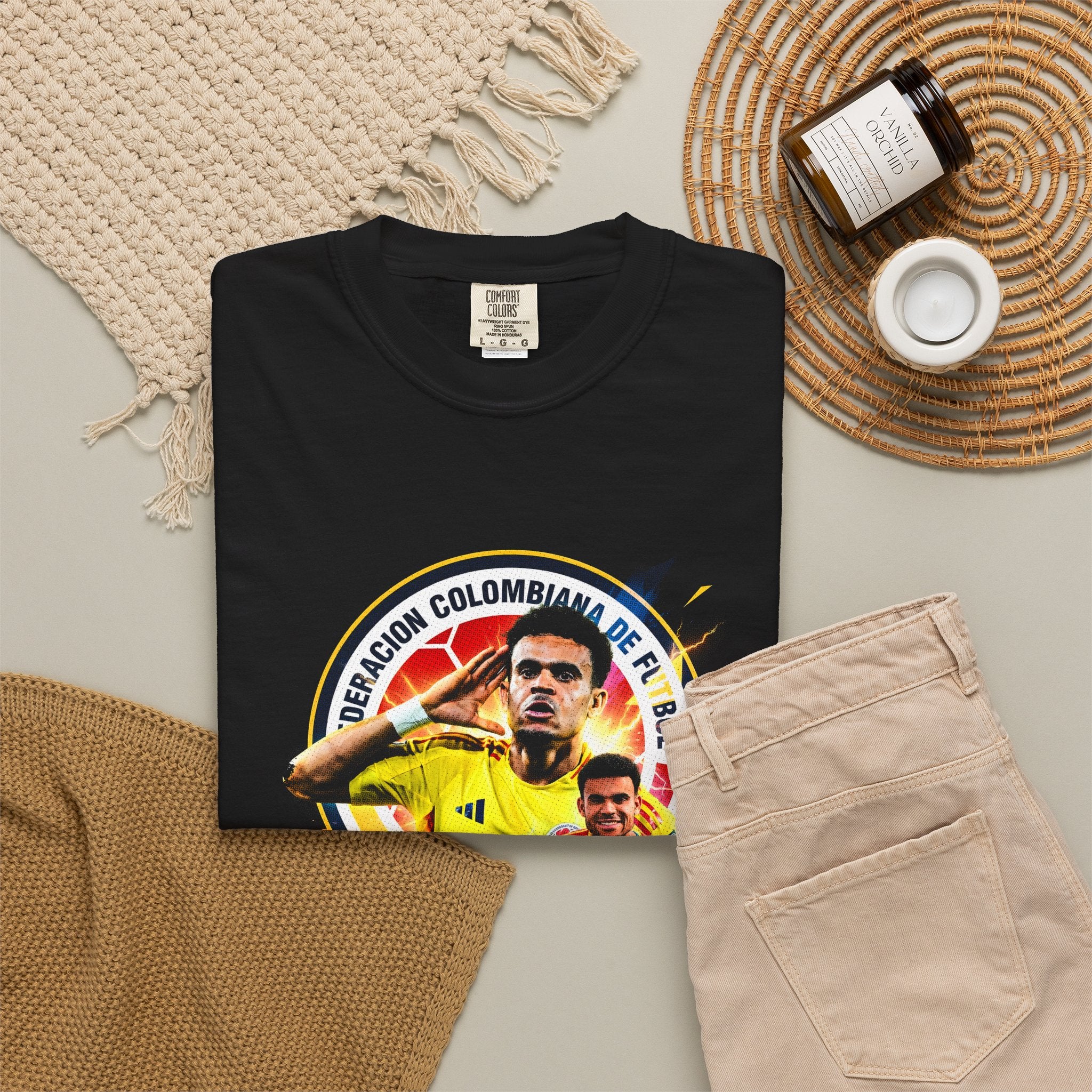 Unisex Garment-Dyed T-shirt Luis Diaz Colombia
