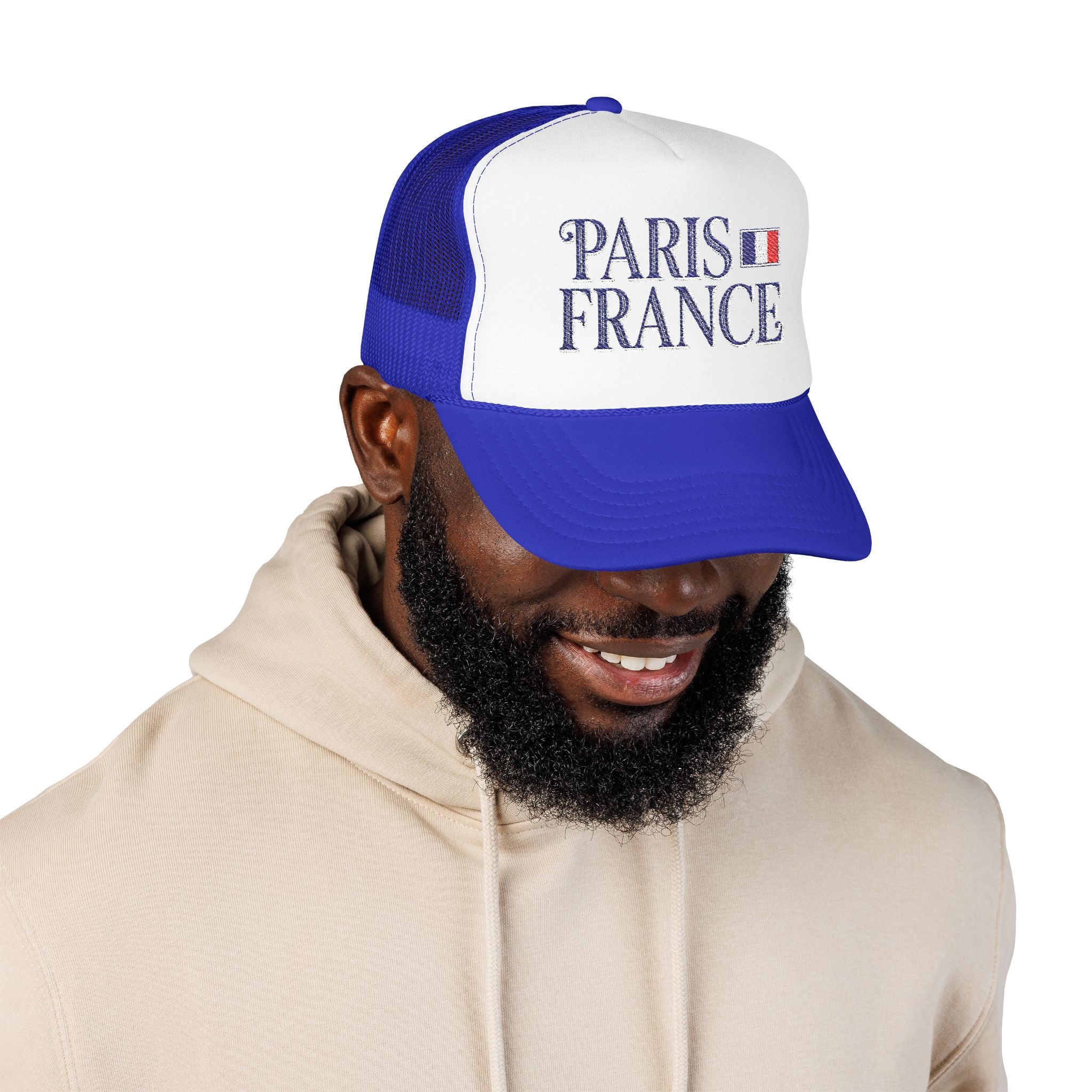 Paris France Foam Trucker Hat
