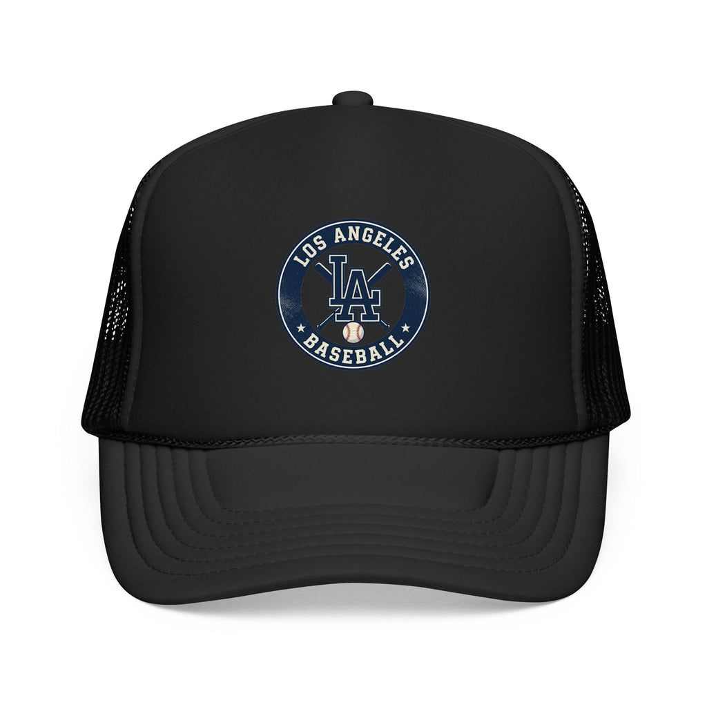 Los Angeles Baseball Foam Trucker Hat – Vintage LA Logo Cap