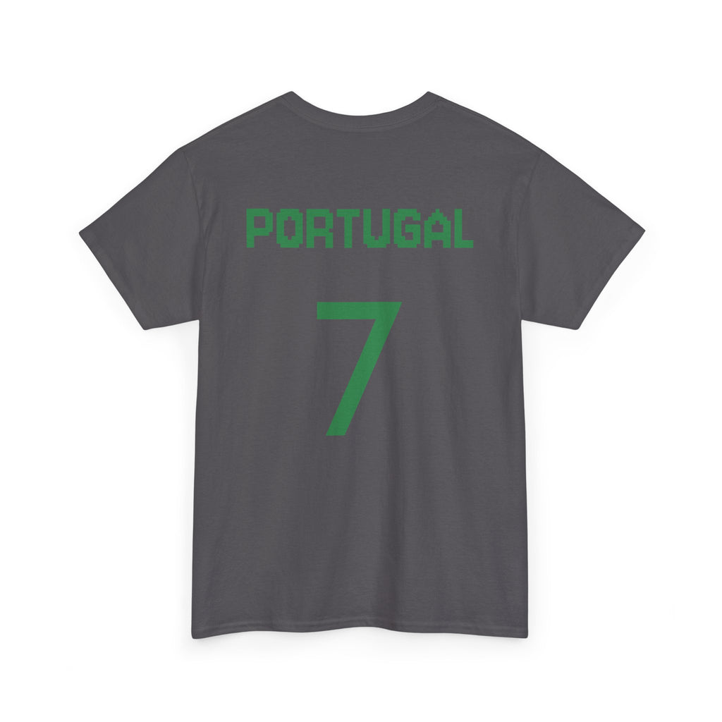CR7 Portugal Soccer Tee — Cristiano Ronaldo Goat Graphic Jersey Shirt