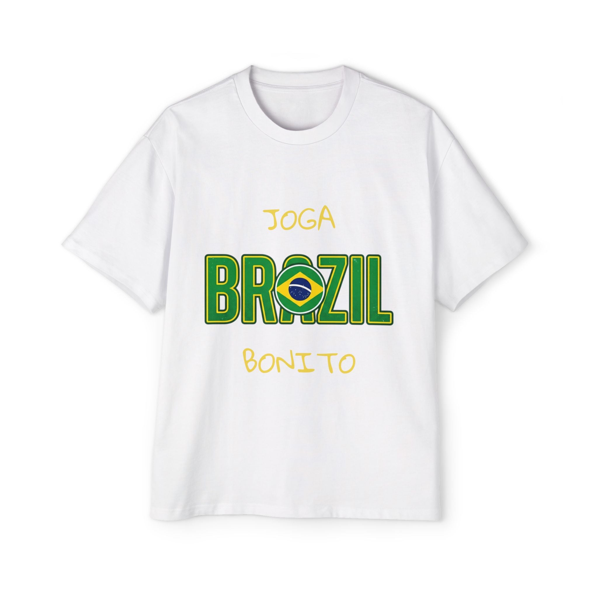Brazil Soccer Tee — Joga Bonito Graphic Football T‑Shirt