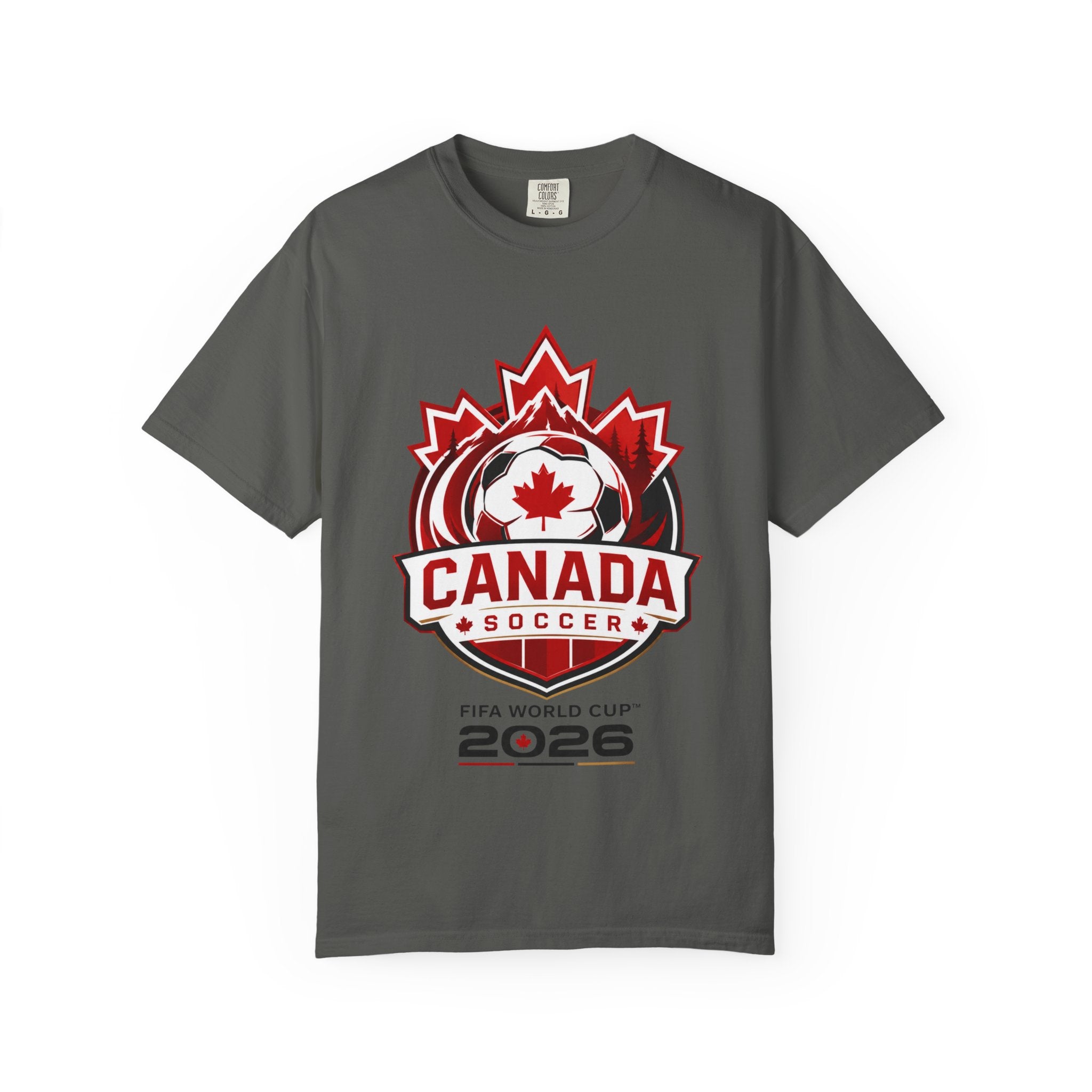 Unisex Canada National Soccer Garment-Dyed T-shirt