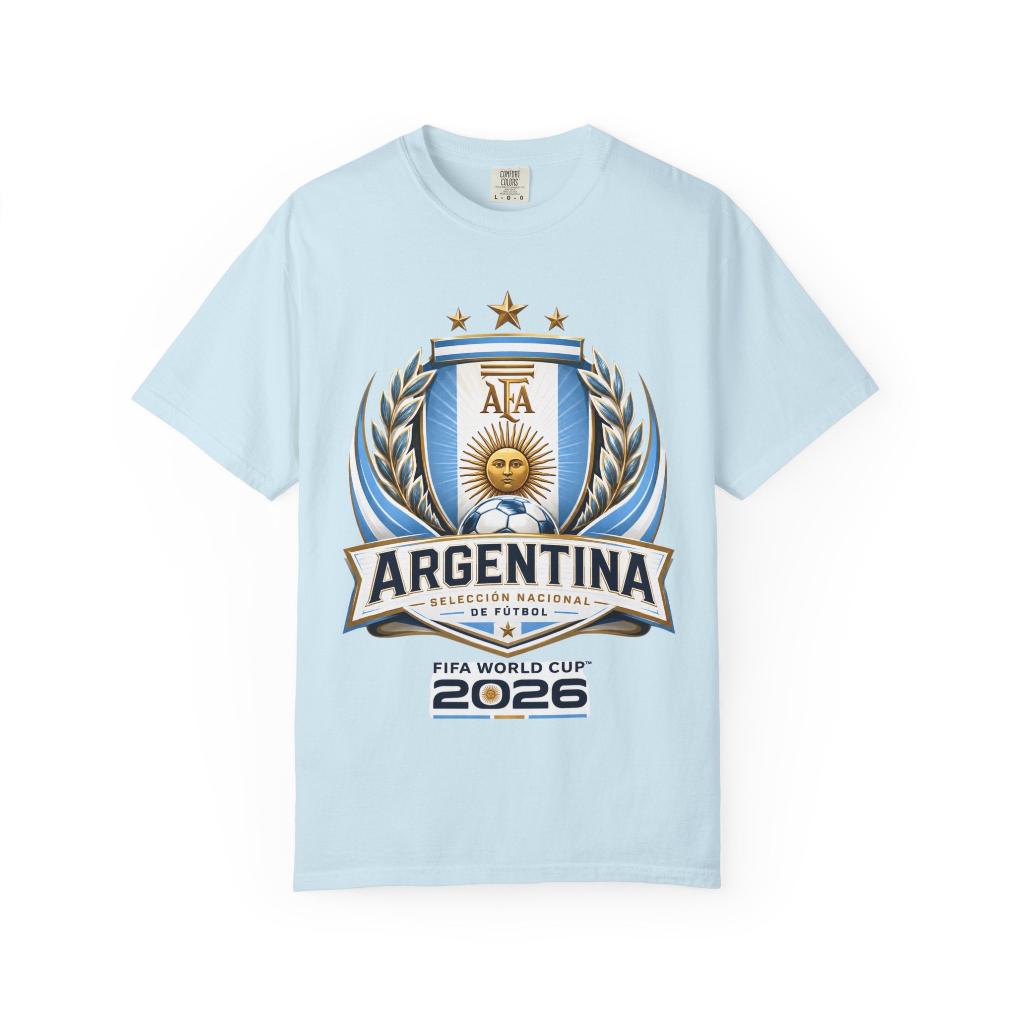 Unisex Argentina Futbol Garment-Dyed T-shirt