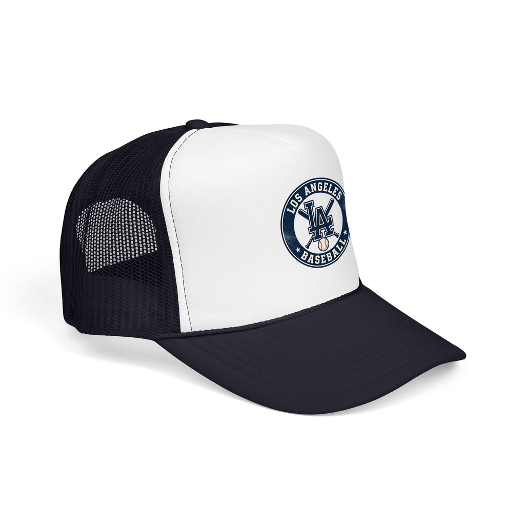 Los Angeles Baseball Foam Trucker Hat – Vintage LA Logo Cap