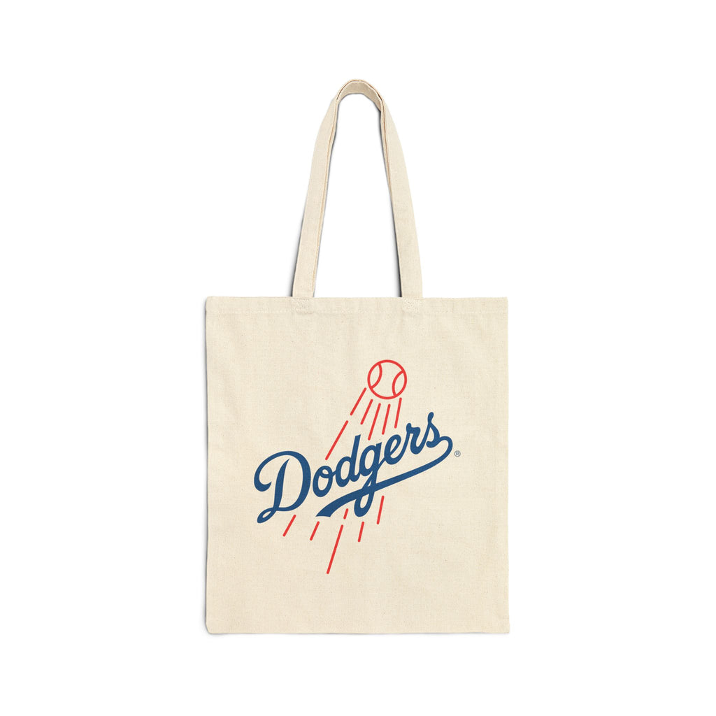 Cotton Canvas Tote Bag LA Dodgers