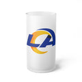 Frosted Glass Beer Mug Rams