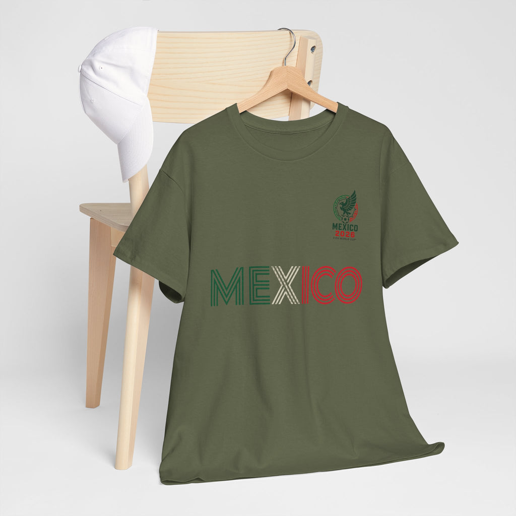 Unisex Heavy Cotton Tee Mexico Y  Si Si