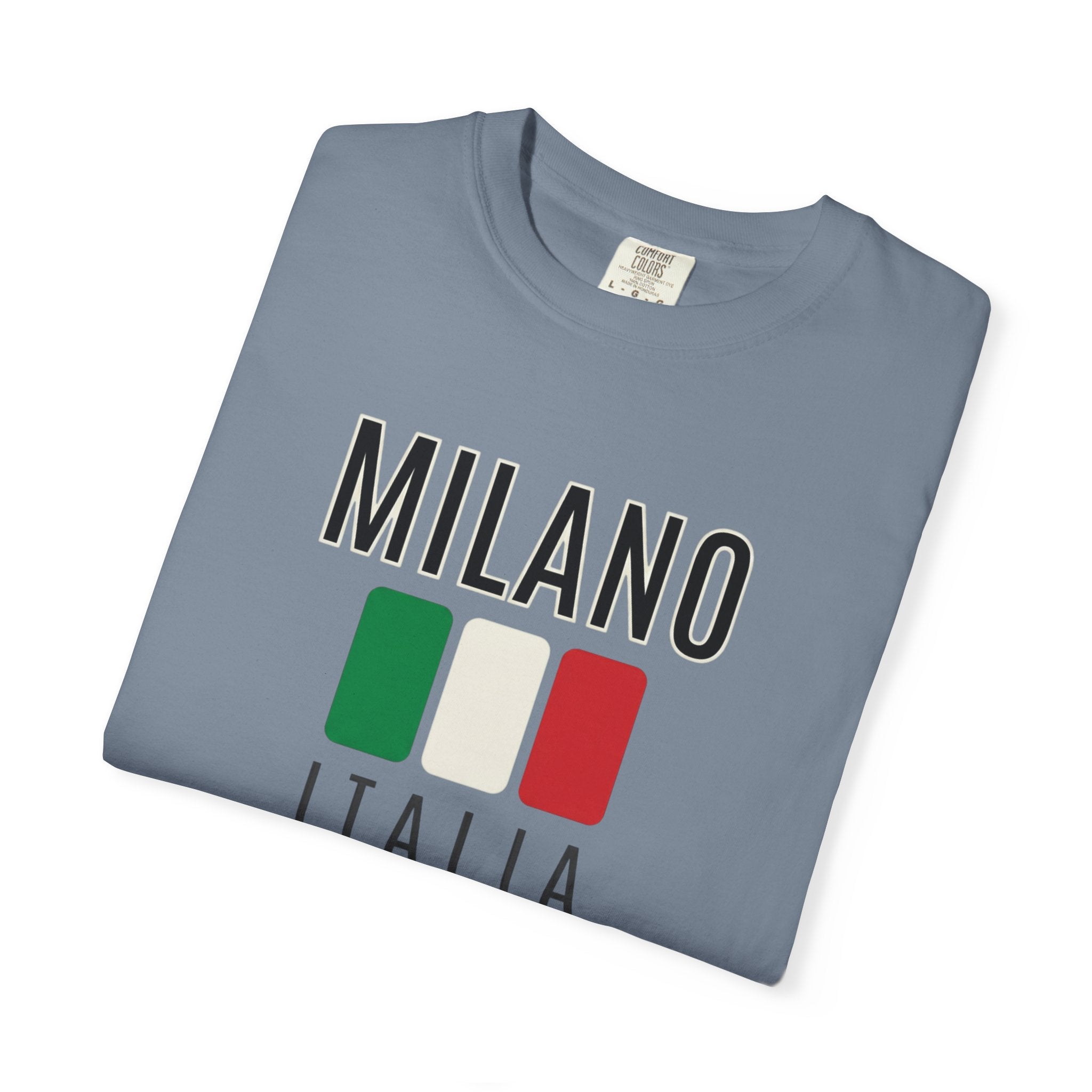 Milano Italia T-Shirt — Italian Flag Travel Tee