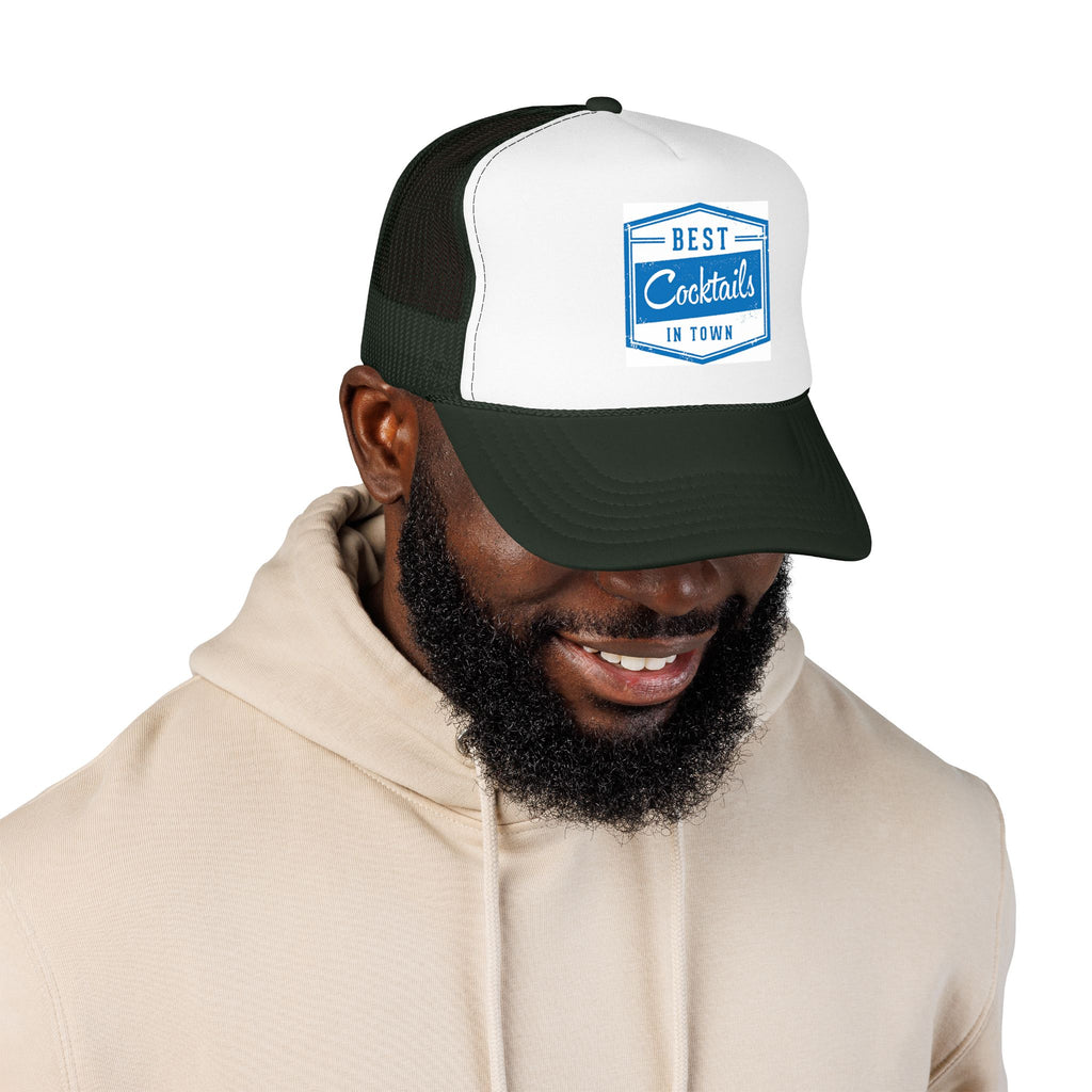 Best Cocktails Trucker Hat — 'Best Cocktails in Town' Foam Mesh Cap