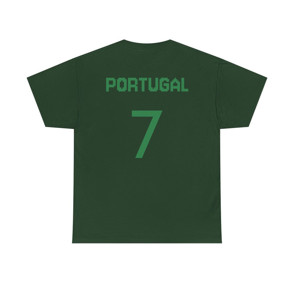 CR7 Portugal Soccer Tee — Cristiano Ronaldo Goat Graphic Jersey Shirt