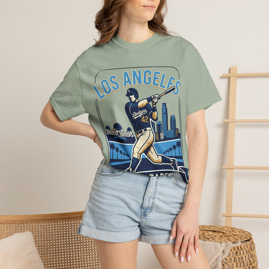 Los Angeles Dodger Baseball Player Graphic T-Shirt