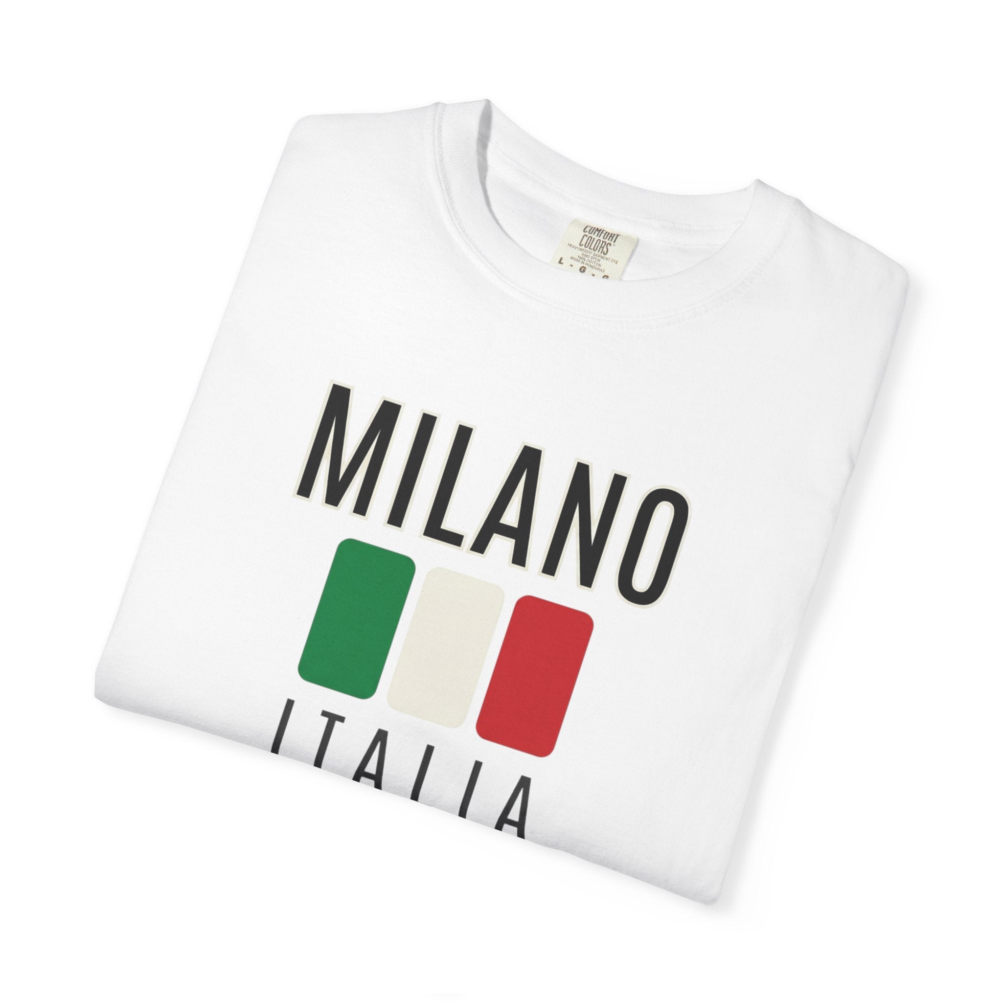 Milano Italia T-Shirt — Italian Flag Travel Tee