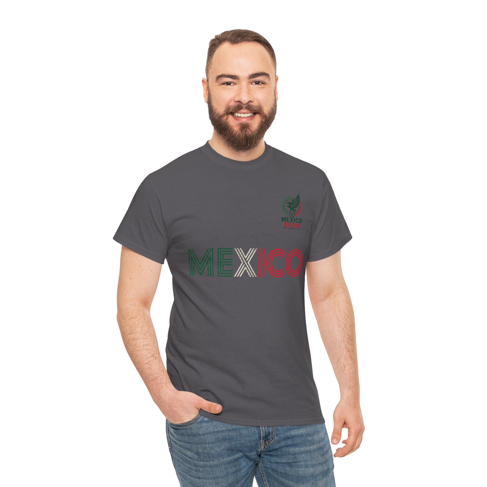 Unisex Heavy Cotton Tee Mexico Y  Si Si