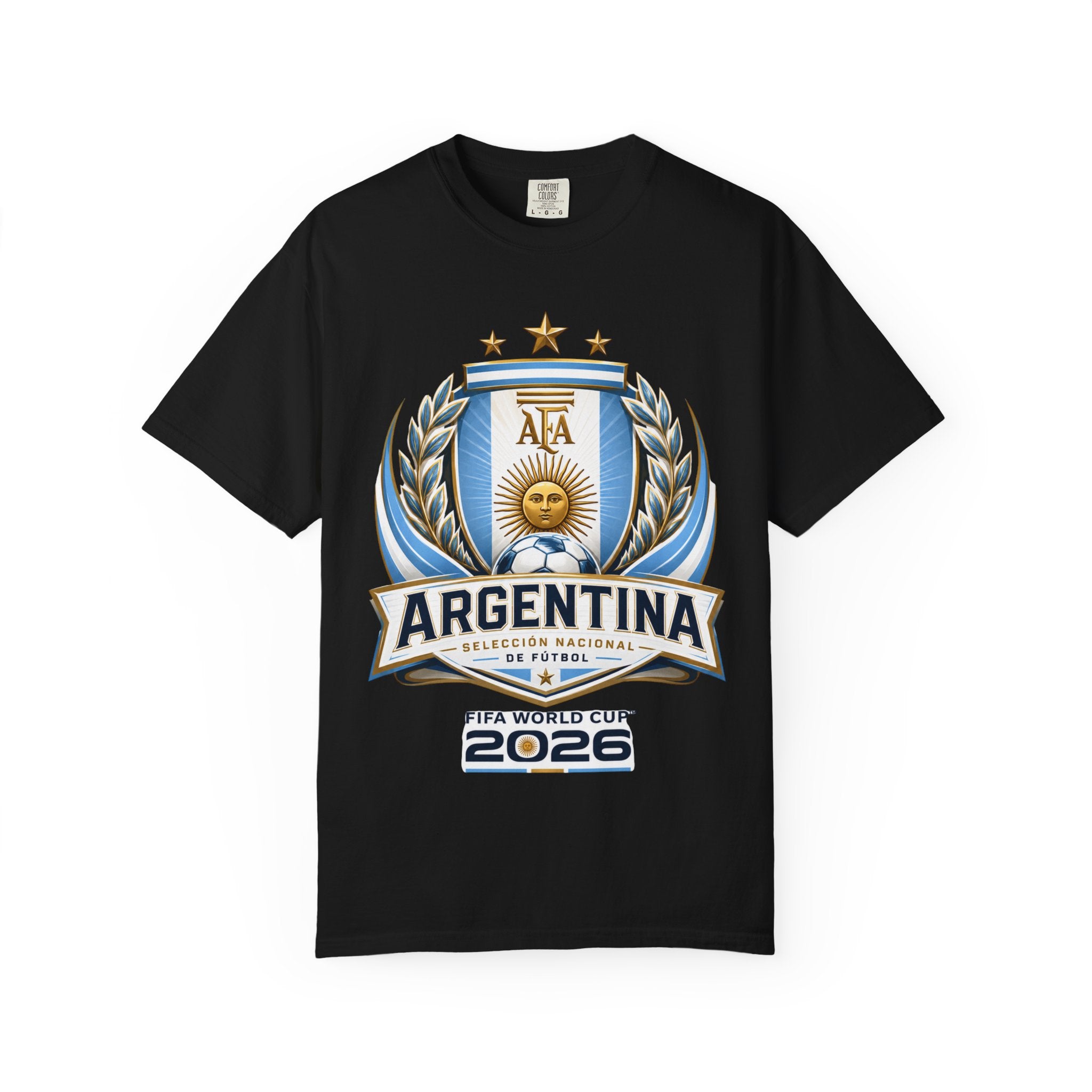 Unisex Argentina Futbol Garment-Dyed T-shirt