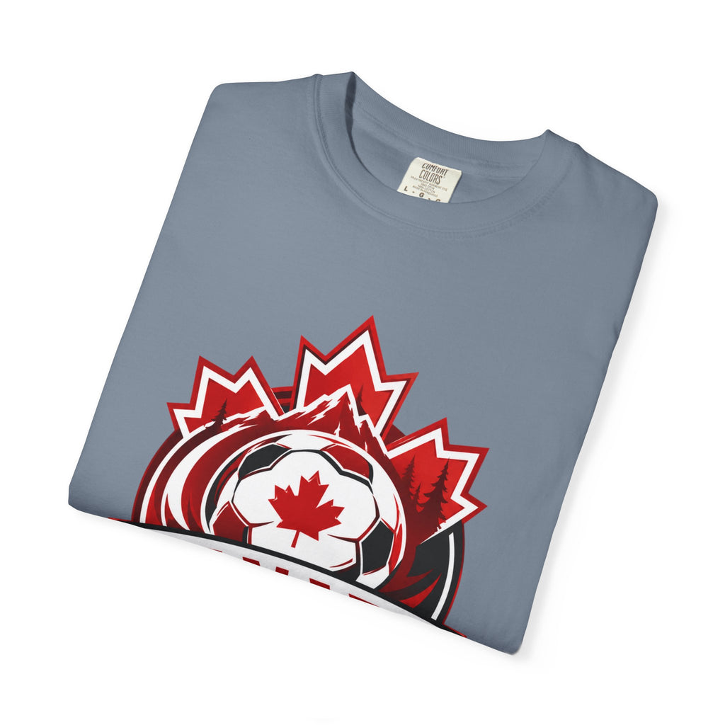 Unisex Canada National Soccer Garment-Dyed T-shirt